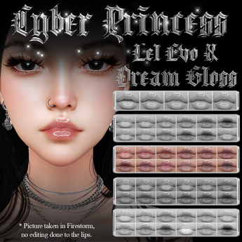 Second Life Marketplace - Cyber Princess. Dream Gloss NUDES (Lel Evo X)